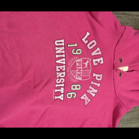 Extra Long PINK hoodie - Picture 2 of 4